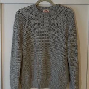 Brooks Brothers Gray Textured Vintage Crewneck Sweater